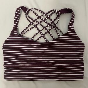 Lululemon free to be longline bra - size 8